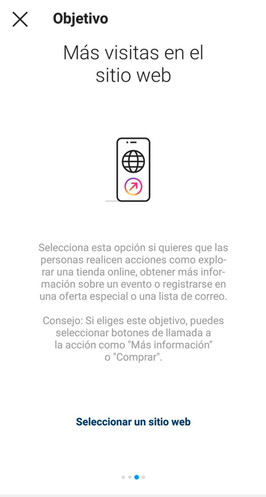 Promo para stories Instagram - visitas web