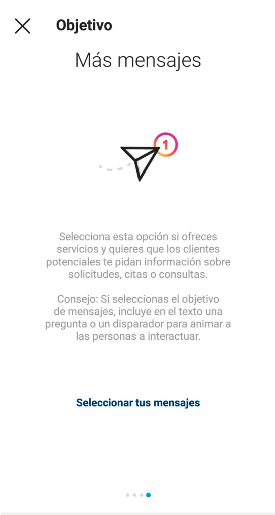 Promo para stories Instagram - mensajes