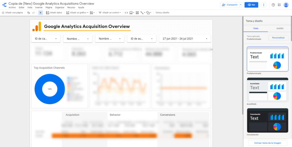 Ejemplo google data studio