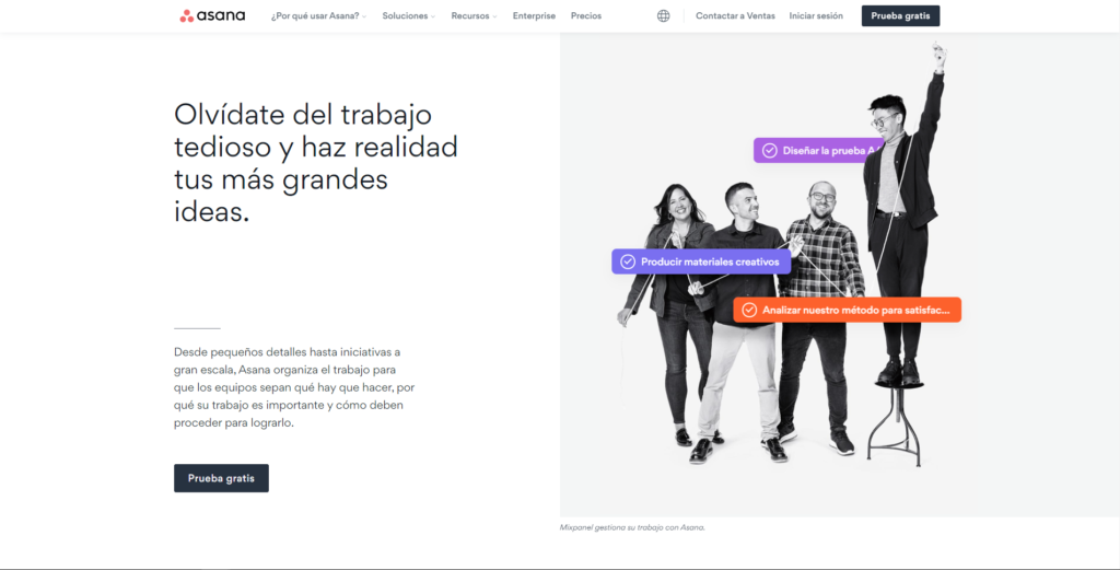 Asana - organizar tu tiempo y gestionar las tareas