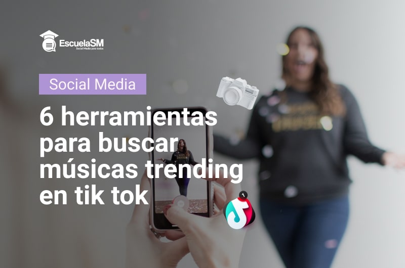 Buscar canciones trending para tik tok